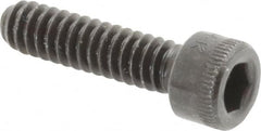 Made in USA - #10-24 UNC Hex Socket Drive, Socket Cap Screw - Alloy Steel, Black Oxide Finish, Fully Threaded, 3/4" Length Under Head - Benchmark Tooling