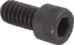 Made in USA - 1/4-20 UNC Hex Socket Drive, Socket Cap Screw - Alloy Steel, Black Oxide Finish, Fully Threaded, 1/2" Length Under Head - Benchmark Tooling