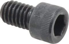 Made in USA - 5/16-18 UNC Hex Socket Drive, Socket Cap Screw - Alloy Steel, Black Oxide Finish, Fully Threaded, 1/2" Length Under Head - Benchmark Tooling