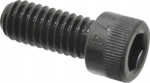 Made in USA - 5/16-18 UNC Hex Socket Drive, Socket Cap Screw - Alloy Steel, Black Oxide Finish, Fully Threaded, 3/4" Length Under Head - Benchmark Tooling