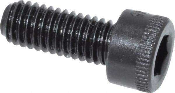 Made in USA - #10-32 UNF Hex Socket Drive, Socket Cap Screw - Alloy Steel, Black Oxide Finish, Fully Threaded, 1/2" Length Under Head - Benchmark Tooling
