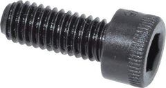 Made in USA - #10-32 UNF Hex Socket Drive, Socket Cap Screw - Alloy Steel, Black Oxide Finish, Fully Threaded, 1/2" Length Under Head - Benchmark Tooling
