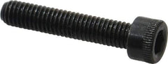 Made in USA - #10-32 UNF Hex Socket Drive, Socket Cap Screw - Alloy Steel, Black Oxide Finish, Fully Threaded, 1" Length Under Head - Benchmark Tooling