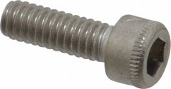 Holo-Krome - #8-32 UNC Hex Socket Drive, Socket Cap Screw - Grade 18-8 Stainless Steel, Passivated Finish, Fully Threaded, 1/2" Length Under Head - Benchmark Tooling