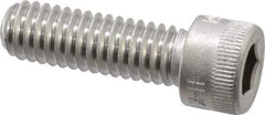 Holo-Krome - 5/16-18 UNC Hex Socket Drive, Socket Cap Screw - Grade 18-8 Stainless Steel, Passivated Finish, Fully Threaded, 1" Length Under Head - Benchmark Tooling