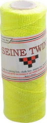 Value Collection - Nylon Braided Twine - 155 Lbs. Breaking Strength, Yellow - Benchmark Tooling