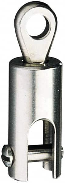 Ronstan - 1,670 Lbs. Load Limit Ball Bearing Swivel - 1/4 Inch Diameter Pin Fork/Eye - Benchmark Tooling