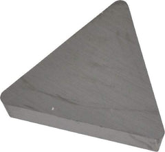 Kennametal - TPG322 Grade K313 Carbide Turning Insert - Uncoated, 60° Triangle, 3/8" Inscr Circle, 1/8" Thick, 1/32" Corner Radius - Benchmark Tooling