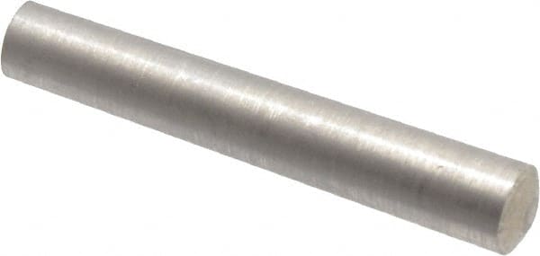 Value Collection - Size 3/0, 0.1094" Small End Diam, 0.125" Large End Diam, Passivated Stainless Steel Taper Pin - Grade 303, 18-8, 3/4" OAL, 3/4 Pin Length - Benchmark Tooling