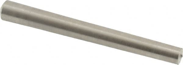 Value Collection - Size 2/0, 0.115" Small End Diam, 0.141" Large End Diam, Passivated Stainless Steel Taper Pin - Grade 303, 18-8, 1-1/4" OAL, 1-1/4 Pin Length - Benchmark Tooling