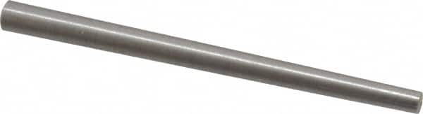 Value Collection - Size 3, 0.1566" Small End Diam, 0.219" Large End Diam, Passivated Stainless Steel Taper Pin - Grade 303, 18-8, 3" OAL, 3 Pin Length - Benchmark Tooling