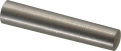 Value Collection - Size 7, 0.3674" Small End Diam, 0.409" Large End Diam, Passivated Stainless Steel Taper Pin - Grade 303, 18-8, 2" OAL, 2 Pin Length - Benchmark Tooling
