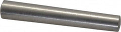 Value Collection - Size 7, 0.357" Small End Diam, 0.409" Large End Diam, Passivated Stainless Steel Taper Pin - Grade 303, 18-8, 2-1/2" OAL, 2-1/2 Pin Length - Benchmark Tooling