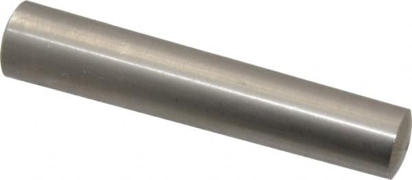 Value Collection - Size 9, 0.5286" Small End Diam, 0.591" Large End Diam, Passivated Stainless Steel Taper Pin - Grade 303, 18-8, 3" OAL, 3 Pin Length - Benchmark Tooling