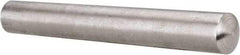 Value Collection - Size 9, 0.5078" Small End Diam, 0.591" Large End Diam, Passivated Stainless Steel Taper Pin - Grade 303, 18-8, 4" OAL, 4 Pin Length - Benchmark Tooling