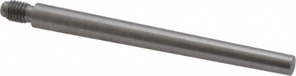 Value Collection - Size 5, 0.287" Large End Diam, Uncoated Steel 1/4-28 Threaded Taper Pin - Grade C-12L14, 3 Pin Length - Benchmark Tooling