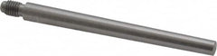 Value Collection - Size 5, 0.287" Large End Diam, Uncoated Steel 1/4-28 Threaded Taper Pin - Grade C-12L14, 3 Pin Length - Benchmark Tooling