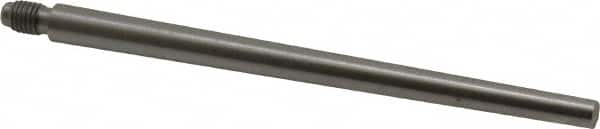 Value Collection - Size 5, 0.287" Large End Diam, Uncoated Steel 1/4-28 Threaded Taper Pin - Grade C-12L14, 4 Pin Length - Benchmark Tooling