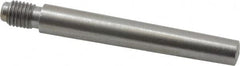 Value Collection - Size 6, 0.339" Large End Diam, Uncoated Steel 5/16-24 Threaded Taper Pin - Grade C-12L14, 2-1/4 Pin Length - Benchmark Tooling