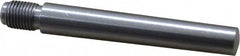 Value Collection - Size 7, 0.407" Large End Diam, Uncoated Steel 3/8-24 Threaded Taper Pin - Grade C-12L14, 2-1/2 Pin Length - Benchmark Tooling