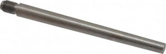 Value Collection - Size 7, 0.407" Large End Diam, Uncoated Steel 3/8-24 Threaded Taper Pin - Grade C-12L14, 4-1/2 Pin Length - Benchmark Tooling