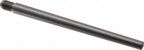 Value Collection - Size 7, 0.407" Large End Diam, Uncoated Steel 3/8-24 Threaded Taper Pin - Grade C-12L14, 5 Pin Length - Benchmark Tooling