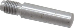 Value Collection - Size 8, 0.49" Large End Diam, Uncoated Steel 7/16-20 Threaded Taper Pin - Grade C-12L14, 1-1/2 Pin Length - Benchmark Tooling