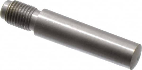 Value Collection - Size 8, 0.49" Large End Diam, Uncoated Steel 7/16-20 Threaded Taper Pin - Grade C-12L14, 1-3/4 Pin Length - Benchmark Tooling