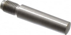 Value Collection - Size 8, 0.49" Large End Diam, Uncoated Steel 7/16-20 Threaded Taper Pin - Grade C-12L14, 1-3/4 Pin Length - Benchmark Tooling