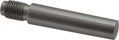 Value Collection - Size 8, 0.49" Large End Diam, Uncoated Steel 7/16-20 Threaded Taper Pin - Grade C-12L14, 2 Pin Length - Benchmark Tooling