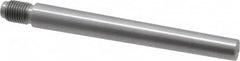 Value Collection - Size 8, 0.49" Large End Diam, Uncoated Steel 7/16-20 Threaded Taper Pin - Grade C-12L14, 4 Pin Length - Benchmark Tooling