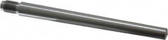 Value Collection - Size 8, 0.49" Large End Diam, Uncoated Steel 7/16-20 Threaded Taper Pin - Grade C-12L14, 5 Pin Length - Benchmark Tooling