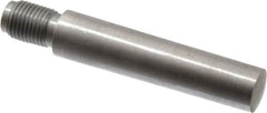 Value Collection - Size 9, 0.589" Large End Diam, Uncoated Steel 1/2-20 Threaded Taper Pin - Grade C-12L14, 2-1/2 Pin Length - Benchmark Tooling