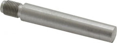 Value Collection - Size 9, 0.589" Large End Diam, Uncoated Steel 1/2-20 Threaded Taper Pin - Grade C-12L14, 3 Pin Length - Benchmark Tooling