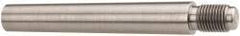 Value Collection - Size 9, 0.589" Large End Diam, Uncoated Steel 1/2-20 Threaded Taper Pin - Grade C-12L14, 3-1/2 Pin Length - Benchmark Tooling