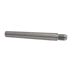 Value Collection - Size 9, 0.589" Large End Diam, Uncoated Steel 1/2-20 Threaded Taper Pin - Grade C-12L14, 4-1/2 Pin Length - Benchmark Tooling