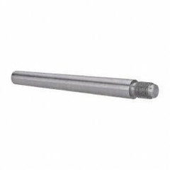 Value Collection - Size 9, 0.589" Large End Diam, Uncoated Steel 1/2-20 Threaded Taper Pin - Grade C-12L14, 5 Pin Length - Benchmark Tooling