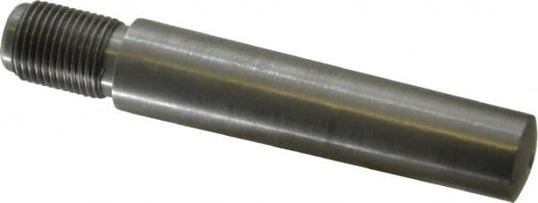 Value Collection - Size 10, 0.704" Large End Diam, Uncoated Steel 5/8-18 Threaded Taper Pin - Grade C-12L14, 3 Pin Length - Benchmark Tooling