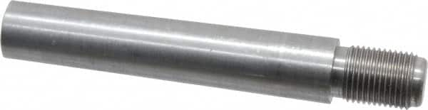 Value Collection - Size 10, 0.704" Large End Diam, Uncoated Steel 5/8-18 Threaded Taper Pin - Grade C-12L14, 3-1/2 Pin Length - Benchmark Tooling