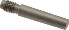 Value Collection - Size 4, 0.248" Large End Diam, Passivated Stainless Steel 1/4-28 Threaded Taper Pin - Grade 303, 18-8, 1 Pin Length - Benchmark Tooling