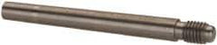 Value Collection - Size 4, 0.248" Large End Diam, Passivated Stainless Steel 1/4-28 Threaded Taper Pin - Grade 303, 18-8, 2 Pin Length - Benchmark Tooling