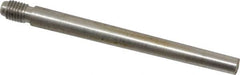 Value Collection - Size 4, 0.248" Large End Diam, Passivated Stainless Steel 1/4-28 Threaded Taper Pin - Grade 303, 18-8, 2-1/2 Pin Length - Benchmark Tooling