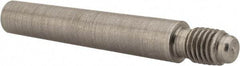 Value Collection - Size 5, 0.287" Large End Diam, Passivated Stainless Steel 1/4-28 Threaded Taper Pin - Grade 303, 18-8, 1-1/2 Pin Length - Benchmark Tooling