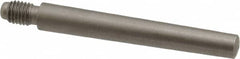 Value Collection - Size 5, 0.287" Large End Diam, Passivated Stainless Steel 1/4-28 Threaded Taper Pin - Grade 303, 18-8, 2 Pin Length - Benchmark Tooling