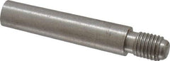 Value Collection - Size 6, 0.339" Large End Diam, Passivated Stainless Steel 5/16-24 Threaded Taper Pin - Grade 303, 18-8, 1-1/2 Pin Length - Benchmark Tooling