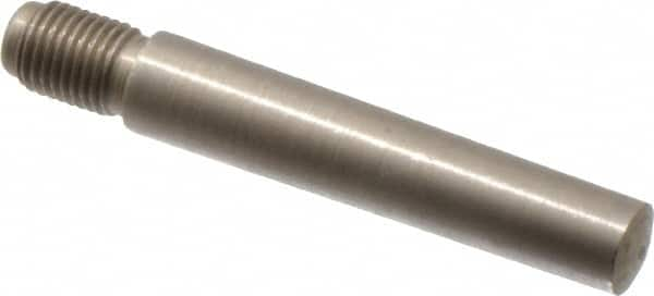 Value Collection - Size 7, 0.407" Large End Diam, Passivated Stainless Steel 3/8-24 Threaded Taper Pin - Grade 303, 18-8, 2 Pin Length - Benchmark Tooling