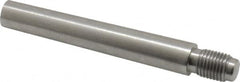 Value Collection - Size 8, 0.49" Large End Diam, Passivated Stainless Steel 7/16-20 Threaded Taper Pin - Grade 303, 18-8, 3 Pin Length - Benchmark Tooling