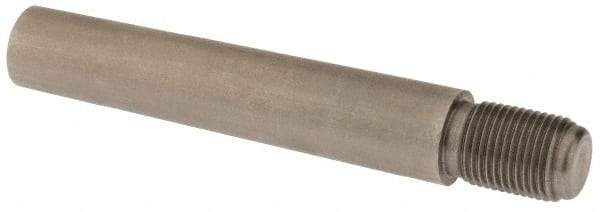 Value Collection - Size 10, 0.704" Large End Diam, Passivated Stainless Steel 5/8-18 Threaded Taper Pin - Grade 303, 18-8, 3-1/2 Pin Length - Benchmark Tooling