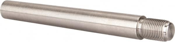 Value Collection - Size 10, 0.704" Large End Diam, Passivated Stainless Steel 5/8-18 Threaded Taper Pin - Grade 303, 18-8, 5 Pin Length - Benchmark Tooling