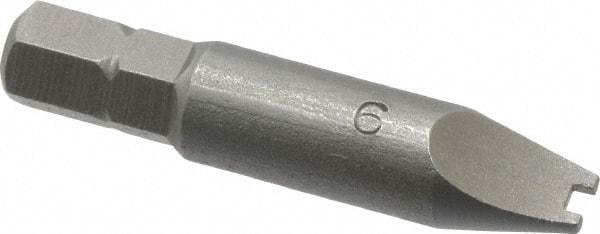 Value Collection - #6 Spanner Screwdriver Bit - 1-1/2" OAL - Benchmark Tooling